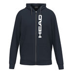 HEAD Kläder HEAD Club Original Full Zip Sweat-jacka Herrar-Mörkblå