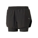 Puma Kläder Puma Run Favorite Woven 2in1 3in Löparshorts Damer-Svart