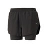 Run Favorite Woven 2in1 3in Löparshorts Damer-Svart