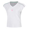Volley T-shirt Damer - vit, pink