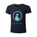 Quiet Please Tenniskl&auml;der Quiet Please Advantage Logo T-shirt Pojkar-M&ouml;rkbl&aring;