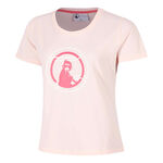 Quiet Please Kl&auml;der Quiet Please Endlessly Bracket T-shirt Damer-Rosa,Flerf&auml;rgad