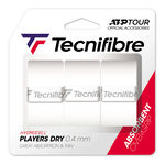 Tecnifibre Överlindor Tecnifibre Players Dry 3er 3-pack-Vit