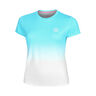 Crew Gradiant T-shirt Flickor-Turkos,Vit