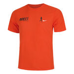 Nike Kläder Nike Dri-Fit Dri-Fit Cotton Löpartröja Herrar - röd, 