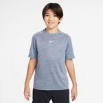 Nike Tenniskl&auml;der Nike Dri-Fit Multi Heather T-shirt Barn-Bl&aring;gr&aring;