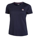 Fila Kl&auml;der Fila Leonie T-shirt Damer-M&ouml;rkbl&aring;,Vit