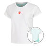 Wild Cross T-shirt Damer-Vit,Turkos