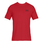 Under Armour Kläder Under Armour Sportstyle Left Chest T-shirt Herrar-Röd,Svart