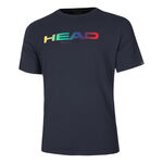 HEAD Kläder HEAD Rainbow T-shirt Herrar - blå, 