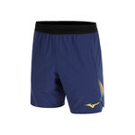 Mizuno Kläder Mizuno Frontier 8in Amplify Shorts Herrar-Blå
