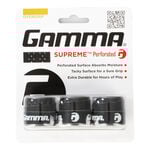 Gamma Gamma Übergriffband Supreme Perforated Overgrip 3er-Pack Schwarz