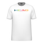 HEAD Kläder HEAD Rainbow T-shirt Herrar-Vit