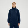 Carrera 1/4 Zip Långärmat Damer - mörkblå, 