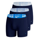 Nike Kl&auml;der Nike Essential Micro Boxershorts - 3-pack Herrar-bl&aring;, flerf&auml;rgad