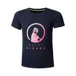 Quiet Please Kl&auml;der Quiet Please Logo T-shirt Flickor-M&ouml;rkbl&aring;