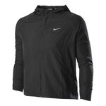 Nike Kl&auml;der Nike Miler L&ouml;parjacka Herrar - svart, silver
