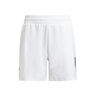 Club 3 Stripes 5in Shorts Pojkar-Vit