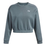 Under Armour Kläder Under Armour Rival Fleece Piped Crew Tröja Damer - blågrå, 