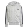Essentials 3 Stripes Sweat-jacka Herrar - grå, svart