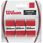 Wilson Överlindor Wilson Profile Overgrip 3-pack-Röd