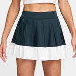 Nike Kläder Nike CourtDri-Fit Advantage Ace Skrt High Rise Kjol Damer-Mörkblå,Vit