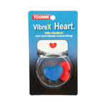 Tourna Rackettillbehör Tourna Vibrex Heart Dämpare 3-pack-Röd,Svart