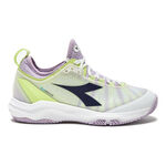 Diadora Tennisskor Diadora Speed Blushield Fly 4 + Sko För Grus Damer-Vit,Mörkblå