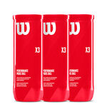 Wilson Padelboll Wilson Padel X3 Ball 3-pack R&ouml;r