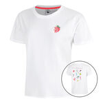 Quiet Please T-shirt Quiet Please Crush Court Essentials T-shirt Damer-vit, vit