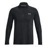 Seamless Stride 1/4 Zip L&aring;ng&auml;rmat Herrar-Svart