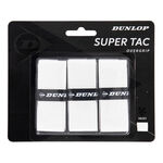 Dunlop Överlindor Dunlop Super Tac 3-pack-Vit