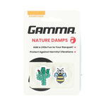 Gamma Rackettillbehör Gamma Shockbuster Kakus/Biene Dämpare-Grön,Flerfärgad