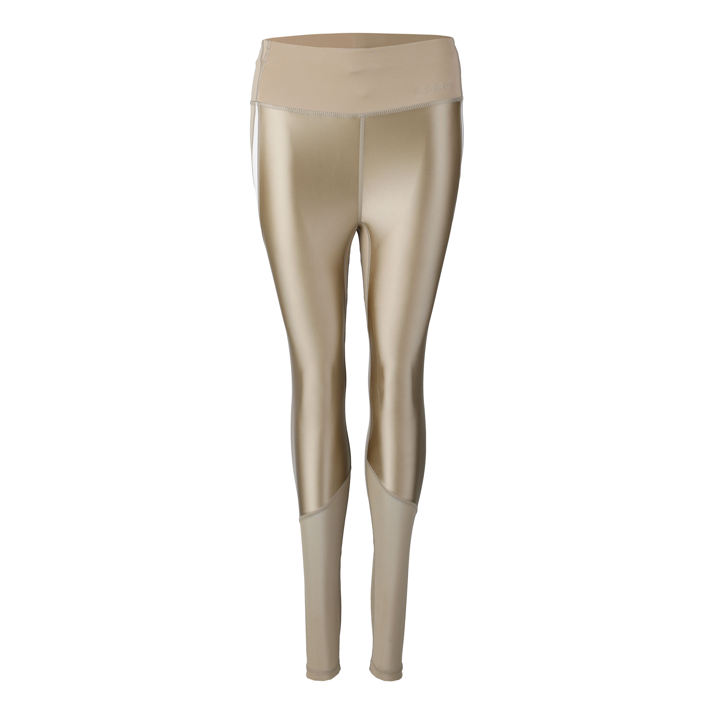 High Waist Swipe Tights Damer - Guld