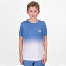 Crew Gradiant T-shirt Pojkar-Blå,Vit