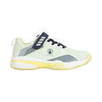 Quiet Please Tennisskor Quiet Please Match Velcro Clay Sko För Grus Barn-Lime,Gul