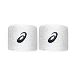 ASICS Tenniskl&auml;der ASICS Wrist Band Pair Svettband - 2-pack Unisex-vit