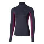 Mizuno Kläder Mizuno Active Warmalite Half Zip Löpartröja Damer-Blå