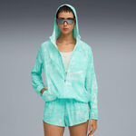 Puma Kläder Puma Velocity AOP Woven Löparjacka Damer-Grön