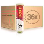Dunlop Trycksatt boll Dunlop Fort Tournament 4-pack R&ouml;r