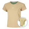 Wild Cross T-shirt Damer-Beige,Neongr&ouml;n