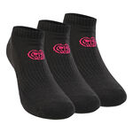 BIDI BADU Kläder BIDI BADU Leana No Show Tech Sportstrumpor 3-pack Damer-Svart,Pink
