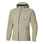 Mizuno L&ouml;parjacka Mizuno Tech Light Hooded L&ouml;parjacka Herrar - beige