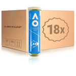 Dunlop Trycksatt boll Dunlop Australian Open 4-pack Rör