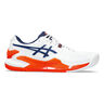 Gel-Resolution 9 Allroundsko Herrar - vit, orange