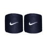 Swoosh Classic Svettband Unisex - mörkblå, vit