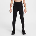 Nike Kl&auml;der Nike Dri-FIT One All Over Print Tights Flickor-Svart,Pink