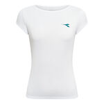 Diadora Tenniskl&auml;der Diadora Court T-shirt Damer-vit