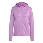 adidas Kläder adidas Terrex XPR Light Fleece Löparjacka Damer-Lila