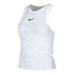Nike Kl&auml;der Nike Court Dri-Fit Slam Linne Damer-Ljusgr&aring;,Vit